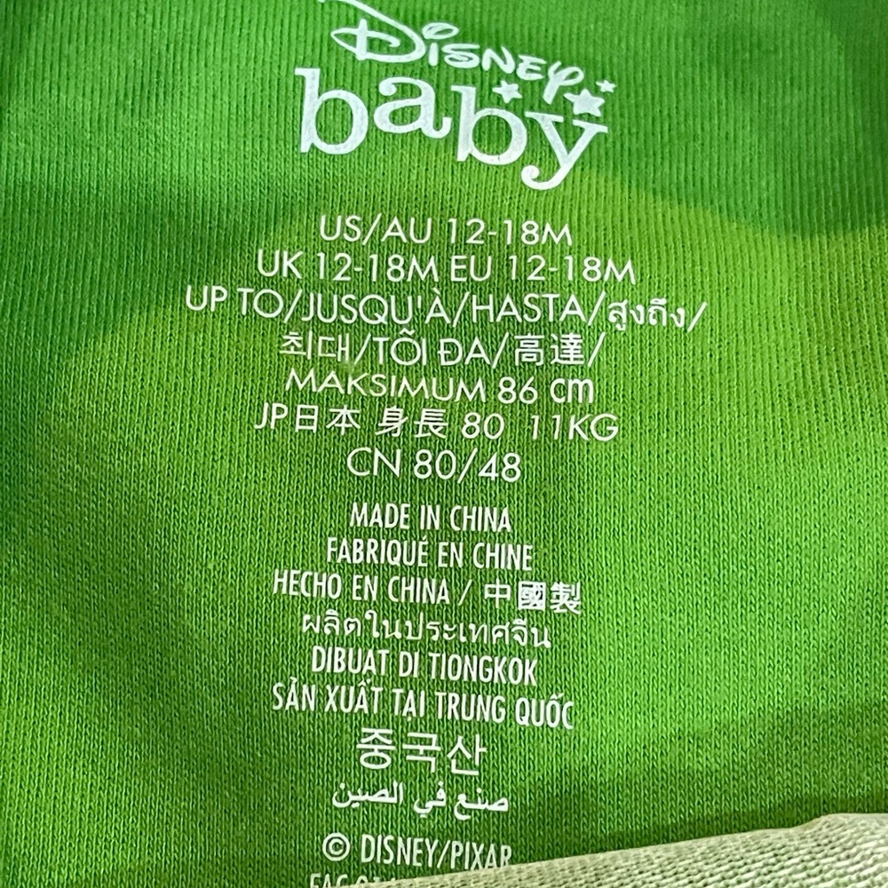 NEW Walt Disney Baby Bodysuit / Costume for Baby - Toy Story - Rex - Pick a Size - Picture 10 of 11